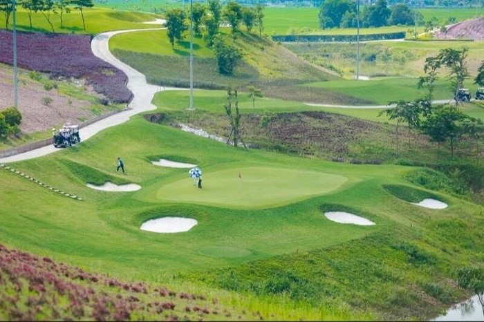 Tham khảo giá sân golf Yên Dũng - Tận dụng tối đa địa hình tự nhiên