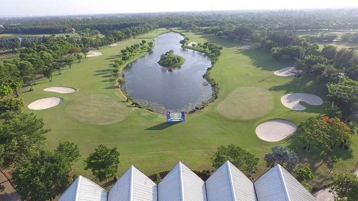 Trải nghiệm Cửa Lò Golf Resort - Hình ảnh sân golf Cửa Lò trên cao