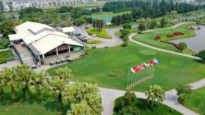 Giá sân golf Đầm Vạc - Nhà câu lạc bộ golf và thể thao ngoài trời với thiết kế ấn tượng