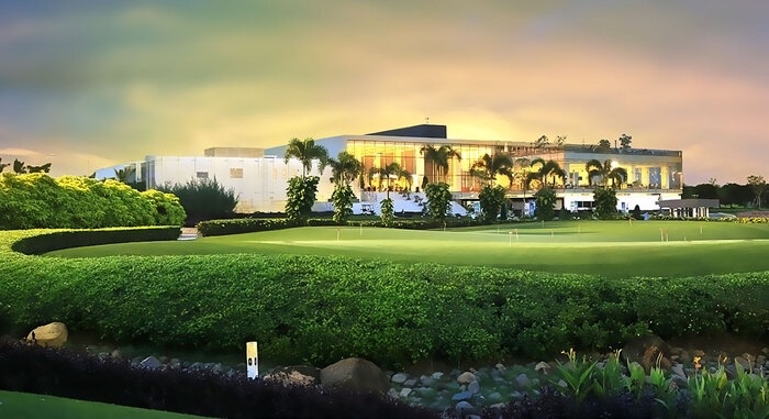 sân golf Bình Dương - Toà nhà câu lạc bộ của Twin Doves Golf Club