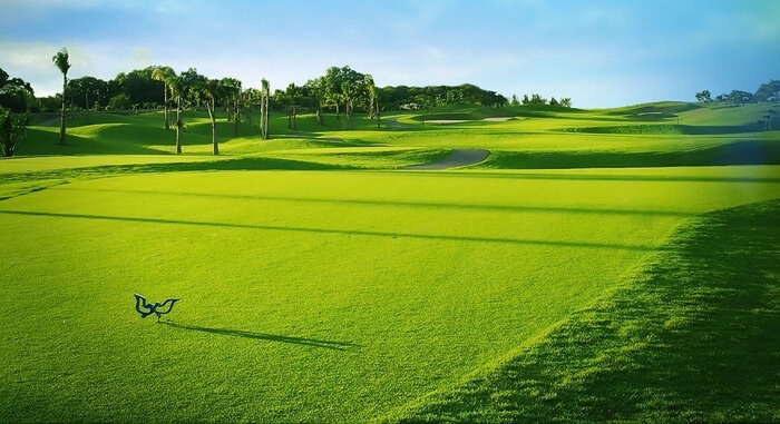 sân golf Bình Dương - Sân golf Twin Doves được chia thành 3 khu riêng biệt 