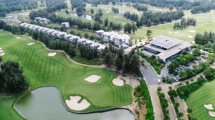 sân golf Đà Nẵng - Toà nhà câu lạc bộ và khu nghỉ dưỡng tại Montgomerie Links Vietnam
