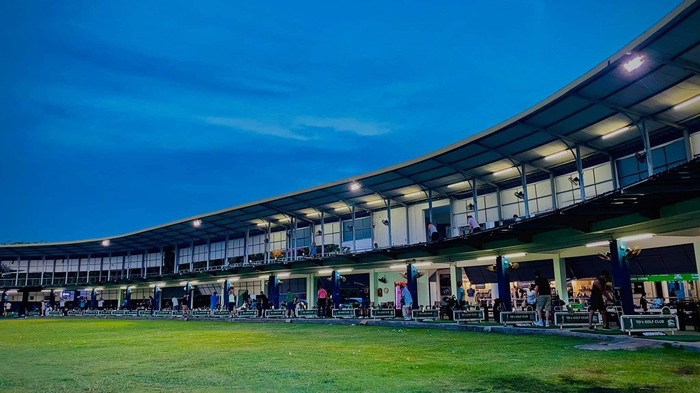 sân golf Hải Dương - Hệ thống đèn chiếu sáng ban đêm trên sân golf Thành Đông