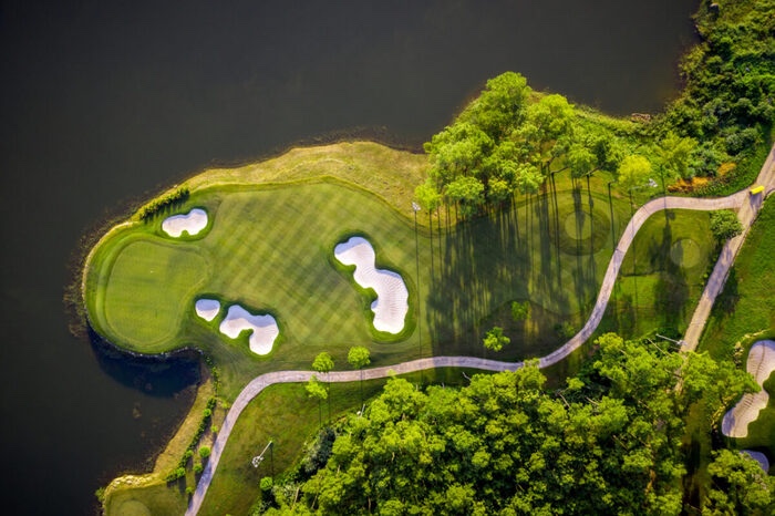 sân golf Vũng Tàu - Thiết kế ấn tượng của sân golf Paradise