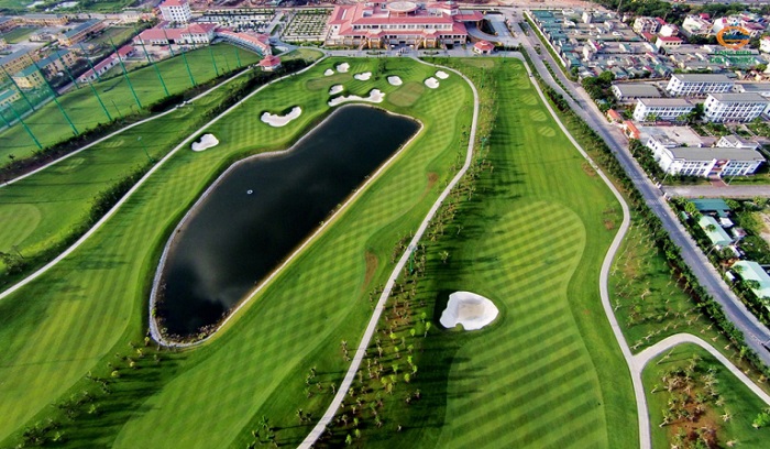 Tour du lịch golf Hà Nội - Thiết kế đạt chuẩn quốc tế của sân golf Long Biên Golf Course