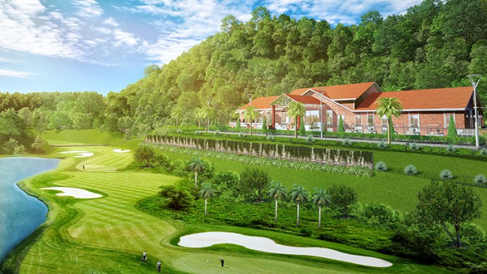 tour du lịch golf Bắc Giang - Thiết kế đặc biệt của sân gồ Yên Dũng