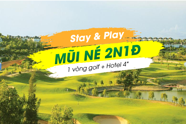 Stay & Play Mũi Né 2N1Đ: 1 Vòng Golf + 1 Đêm Terracotta Resort & Spa 4*