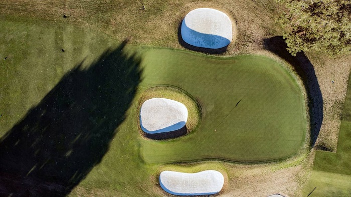 các thiết kế bẫy cát trong golf cực kỳ độc đáo 