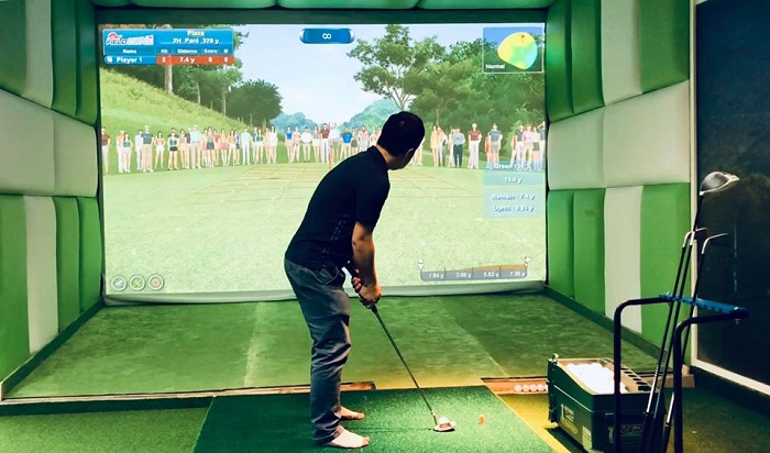 Golfsimulator - phòng tập golf 3D ở Hà Nội