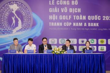 Giải Vô địch các Hội golf toàn quốc 2024 - Tranh Cup Nam A Bank chính thức khởi tranh