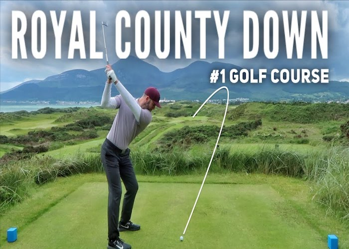 Royal County Down Golf Club khiến golfer sao nhãng vì cảnh đẹp