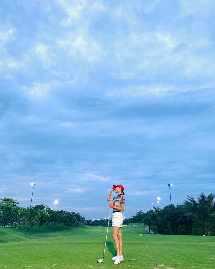 mỹ nhân Việt mê chơi golf