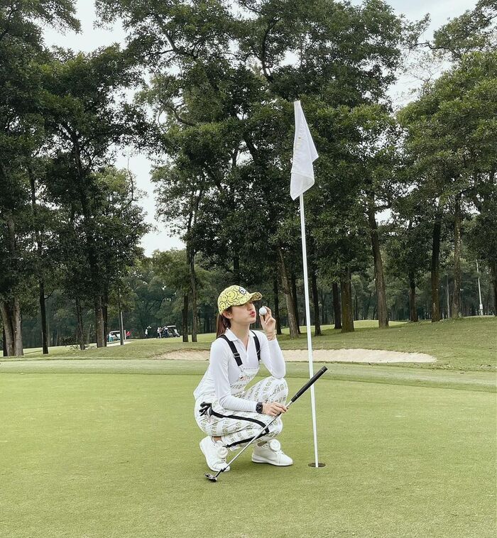 mỹ nhân Việt mê chơi golf