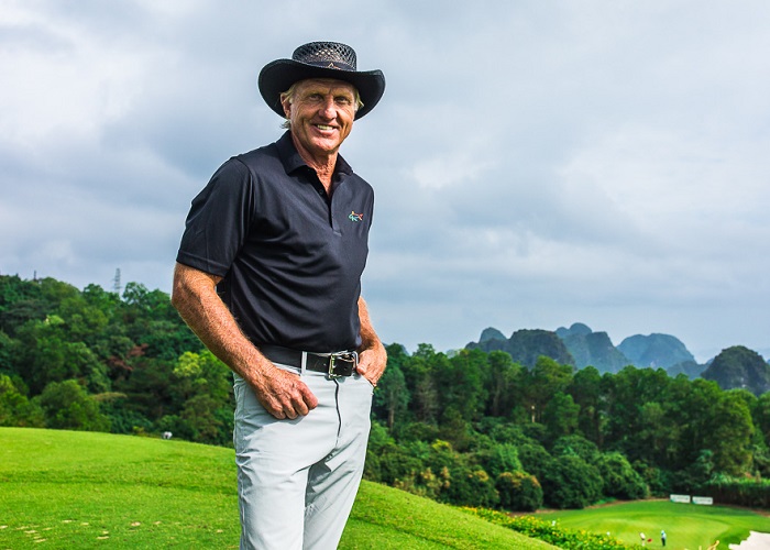 Greg Norman - người thiết kế nên sân golf The Bluffs Hồ Tràm Strip