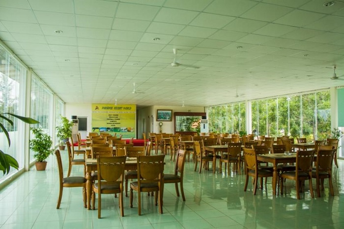 Khu nhà hàng rộng rãi của sân golf Vũng Tàu Paradise