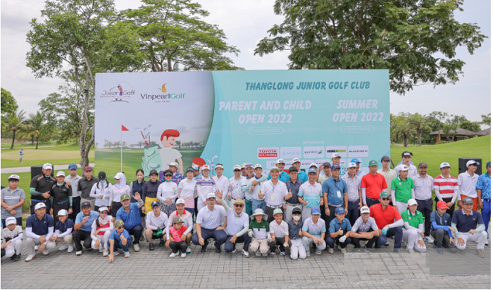 Giải Parent & Child Foursomes Open 2022 đã diễn ra tại sân Vinpearl Golf Hải Phòng