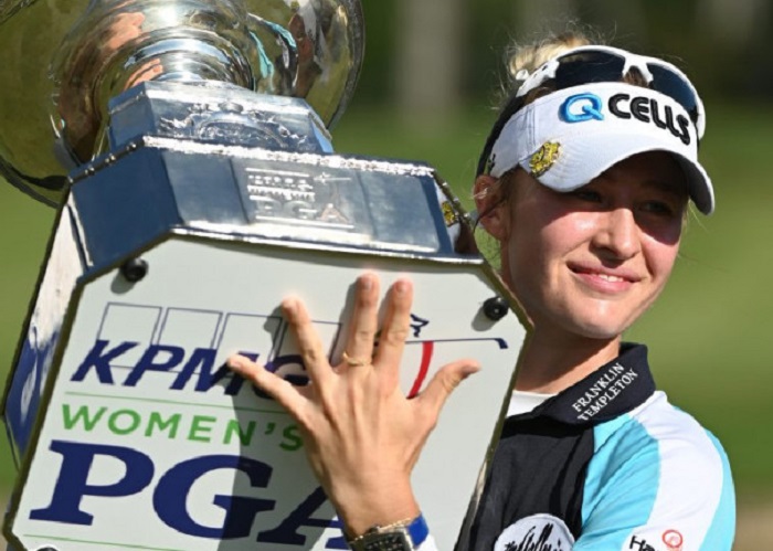 Nelly Korda - đương kim vô địch Women's PGA Championship.