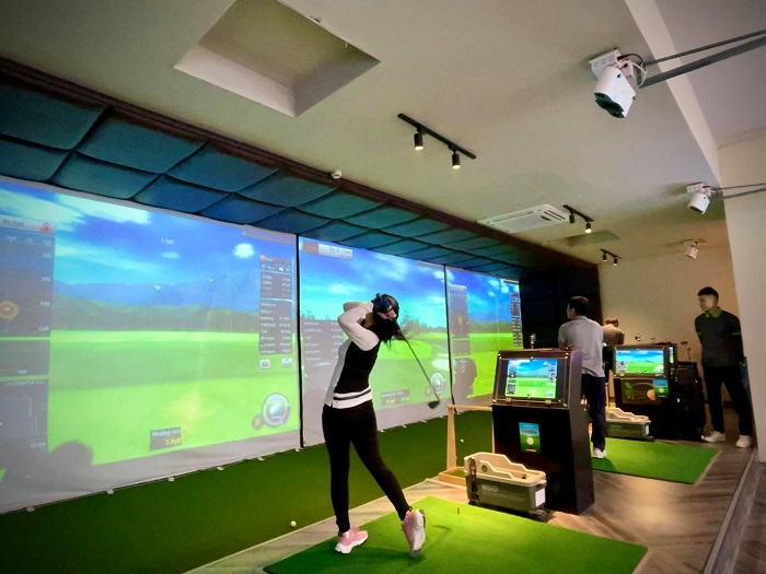 phòng golf 3D ở Sài Gòn