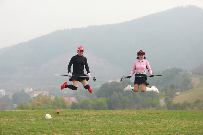 chơi golf tại sân golf Yên Dũng Bắc Giang