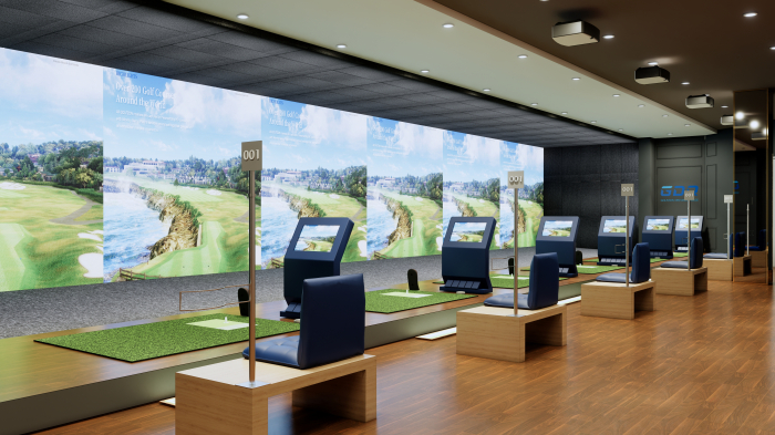 mô hình golf 3D đem lại cho các golfer cảm giác như đang chơi tại sân golf 