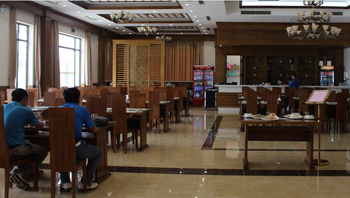 Nhà hàng sang trọng và rộng rãi của sân golf Yên Dũng Bắc Giang