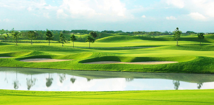 sân tập golf ở Bình Dương có tổng diện tích lên tới 200 ha