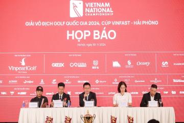 Giải Vô địch Golf Quốc gia 2024, Cúp VinFast - Hải Phòng khởi tranh vào tháng 8