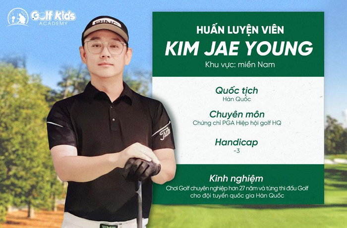 Kim Jea Yong - thầy dạy golf ở Sài Gòn