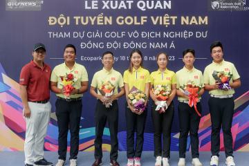 Đội tuyển golf Việt Nam tham dự Giải vô địch nghiệp dư đồng đội Đông Nam Á 2023