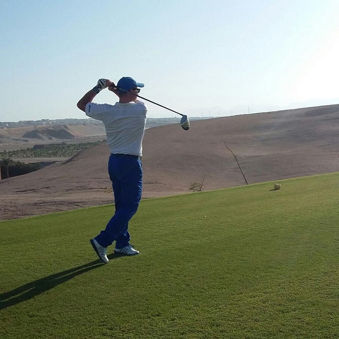 Madinat Makadi golf course, sân golf nằm bên cạnh Biển Đỏ thơ mộng
