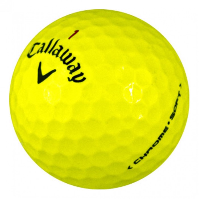 bóng golf màu vàng