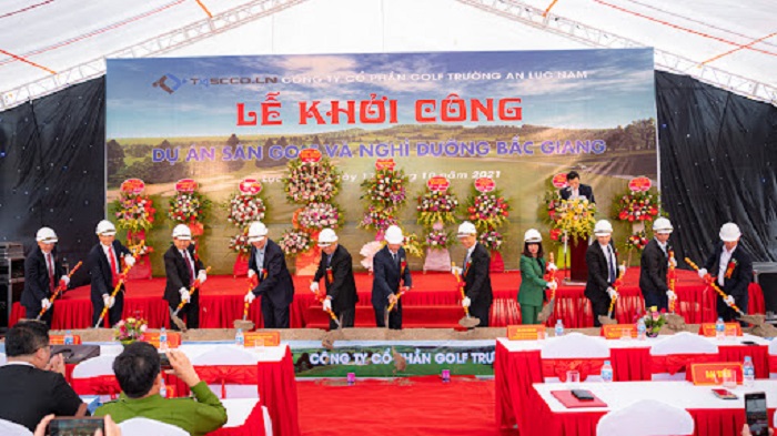 Lễ khởi công xây dựng sân golf Lục Nam - sân golf ở Bắc Giang