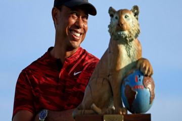 Tiger Woods tham dự Hero World Challenge 2022